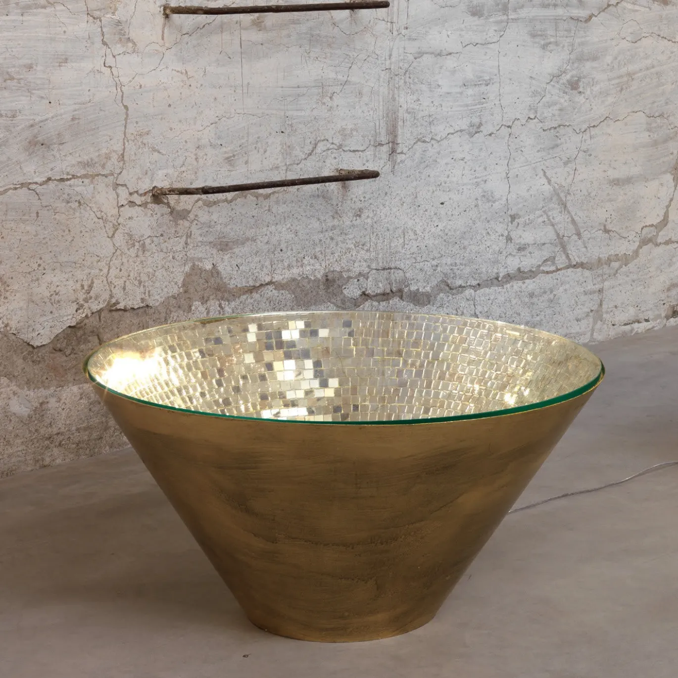 Tavolino Narciso Gold