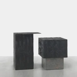 Tavolino nero Amazonia di Dainelli Studio