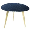 Tavolino Notte blu e argento