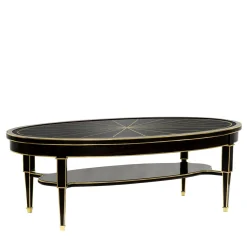Tavolino ovale nero