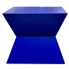 Tavolino Pop & Op Clessidra blu di Carlo Rampazzi
