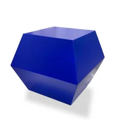 Tavolino Pop & Op Diamante blu di Carlo Rampazzi