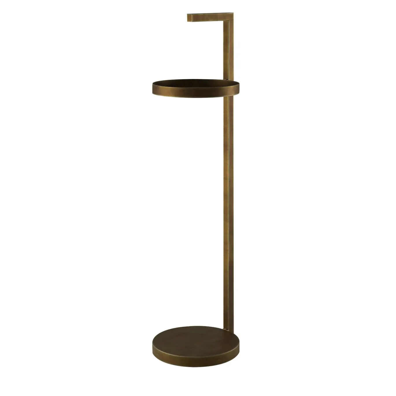 Tavolino Primopiano in ottone con luce LED