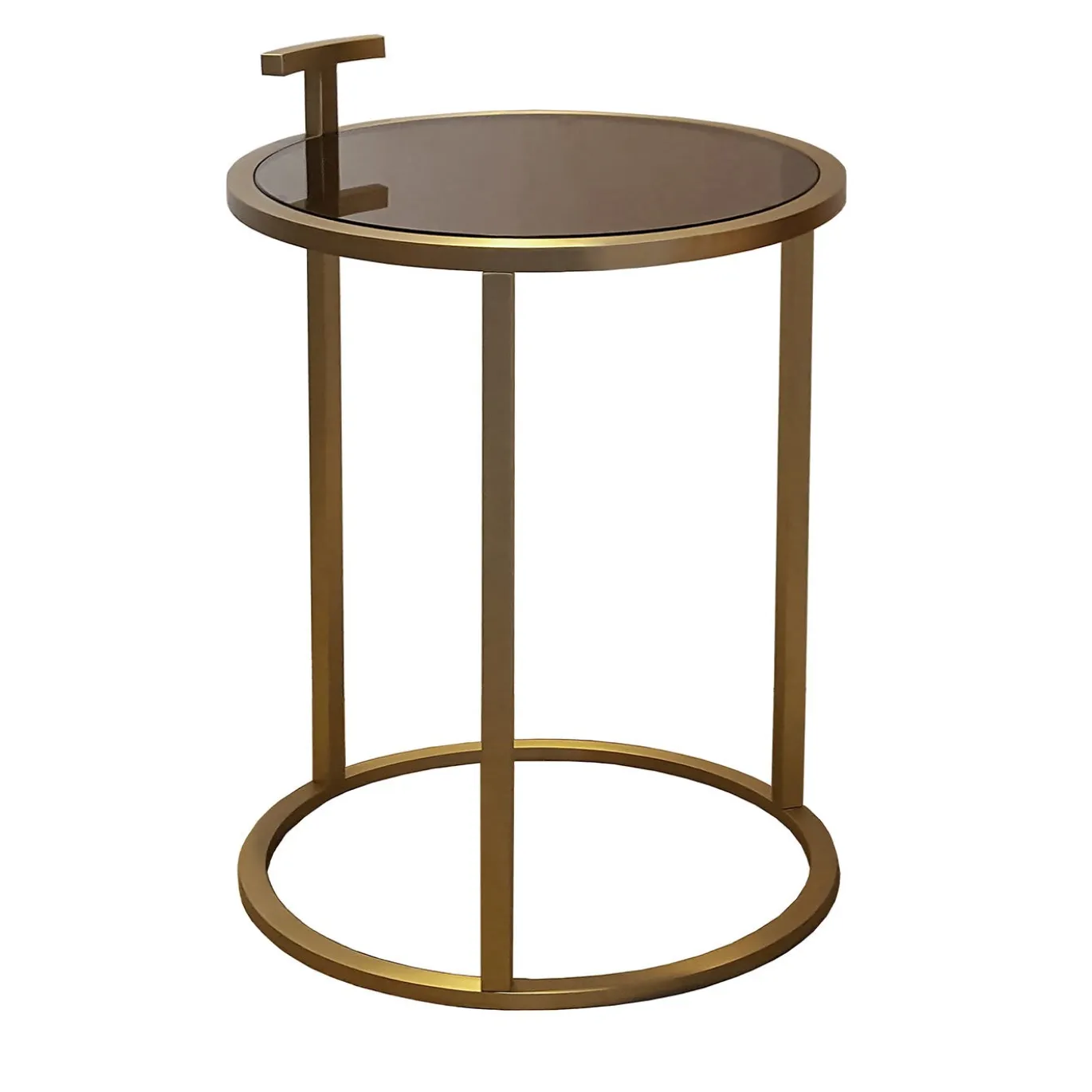 Tavolino rotondo in bronzo