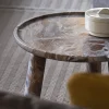 Tavolino rotondo in pietra 50 di Ludovica e Roberto Palomba