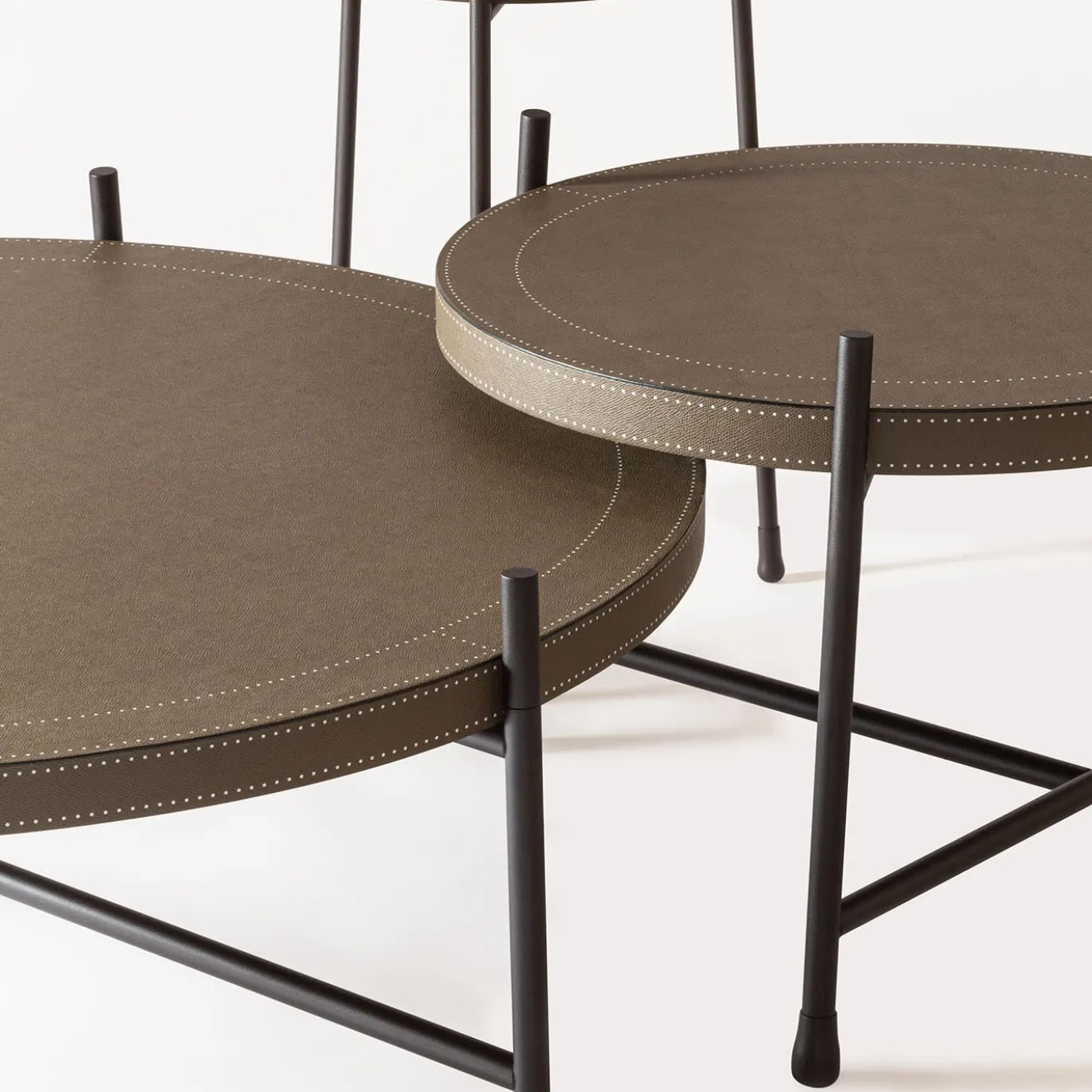 Tavolino rotondo Oblivion Brown (grande)