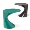 Tavolino Rotondo Tod Espresso Lucido di Todd Bracher