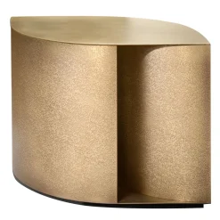 Tavolino Sinestesia 45 in Brass DeErosion di TIPSTUDIO
