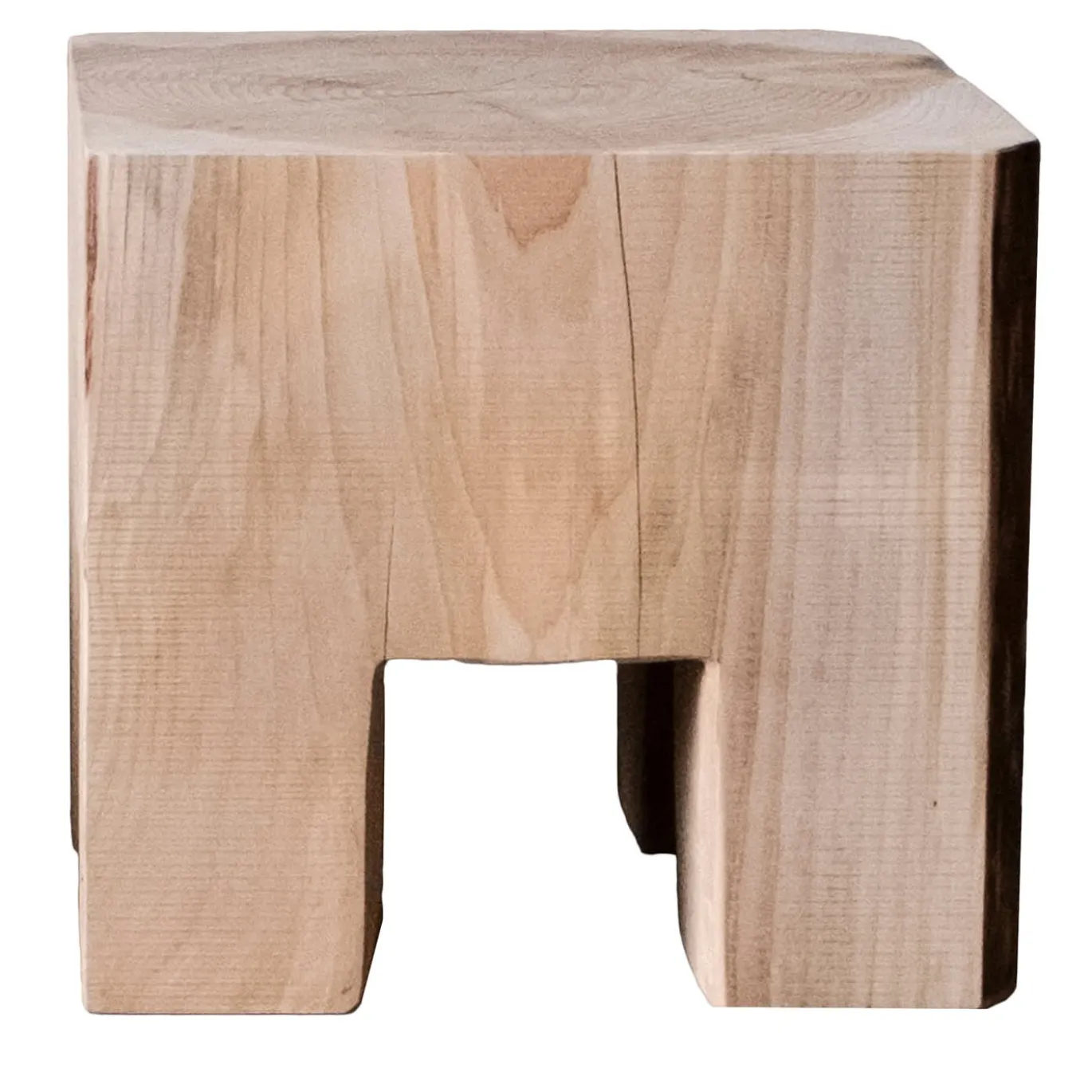 Tavolino Skelly Cube finitura naturale