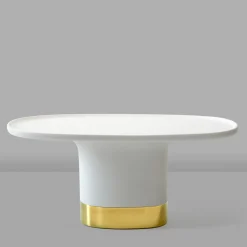 Tavolino Sune S White di Matteo Zorzenoni