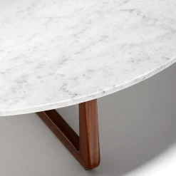 Tavolino Sunset Round Lucido Mediterraneo + Carrara di Paola Navone