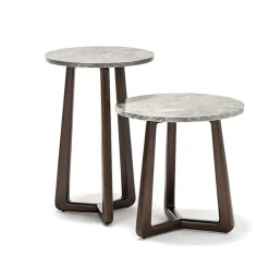 Tavolino Sunset Tall Sahara Grey di Paola Navone