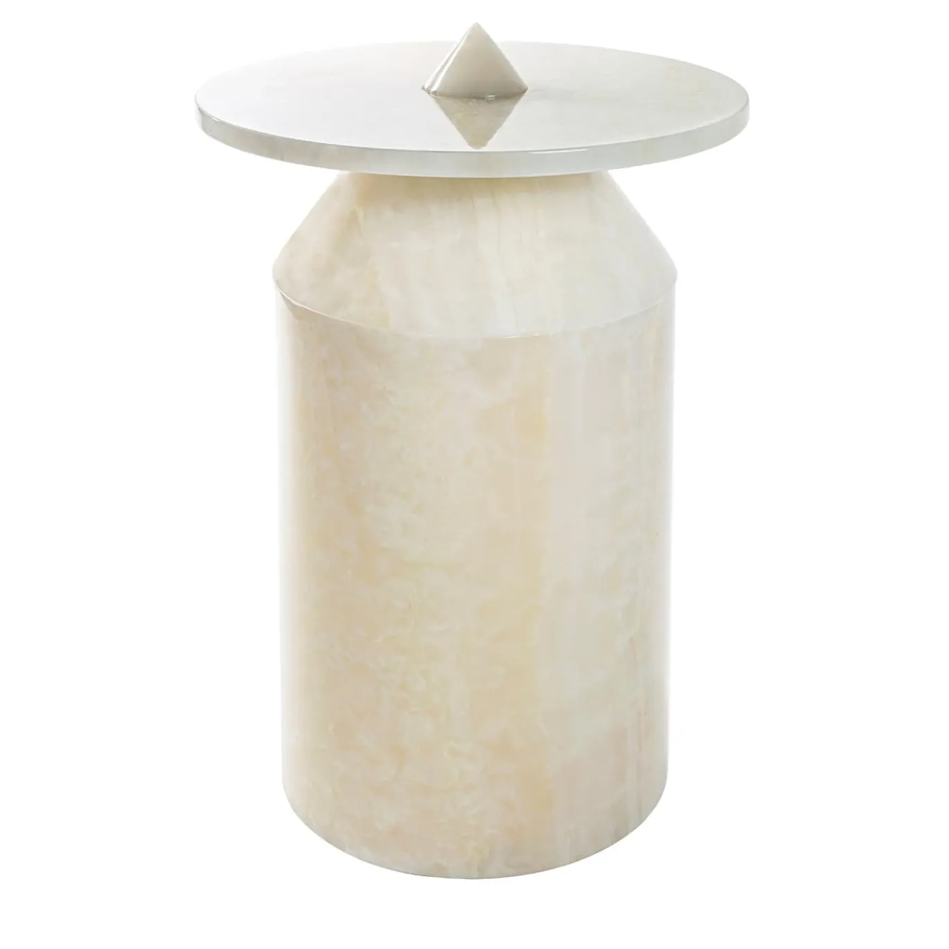 Tavolino Totem Onyx di Karen Chekerdjian