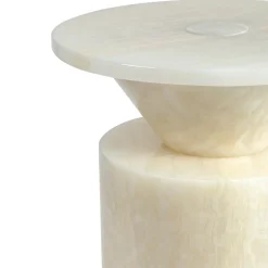 Tavolino Totem Onyx di Karen Chekerdjian