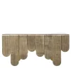Tavolino Xilo in ottone lucido di Design Delineo Design Studio