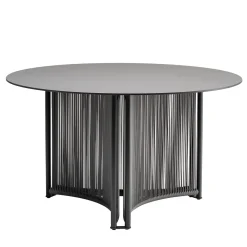 Tavolo Altana T-RO Round Gray di Antonio De Marco