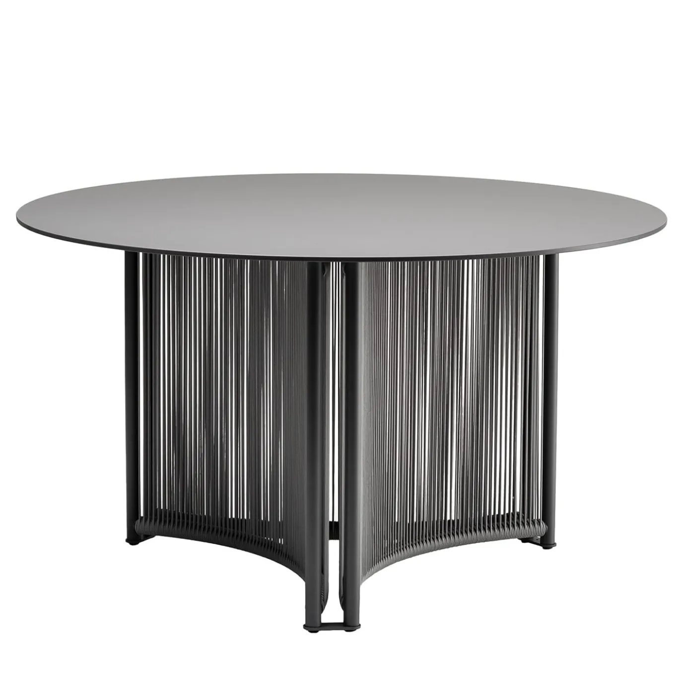 Tavolo Altana T-RO Round Gray di Antonio De Marco