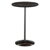 Tavolo Arnold alto in marmo nero