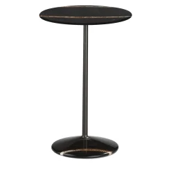 Tavolo Arnold alto in marmo nero