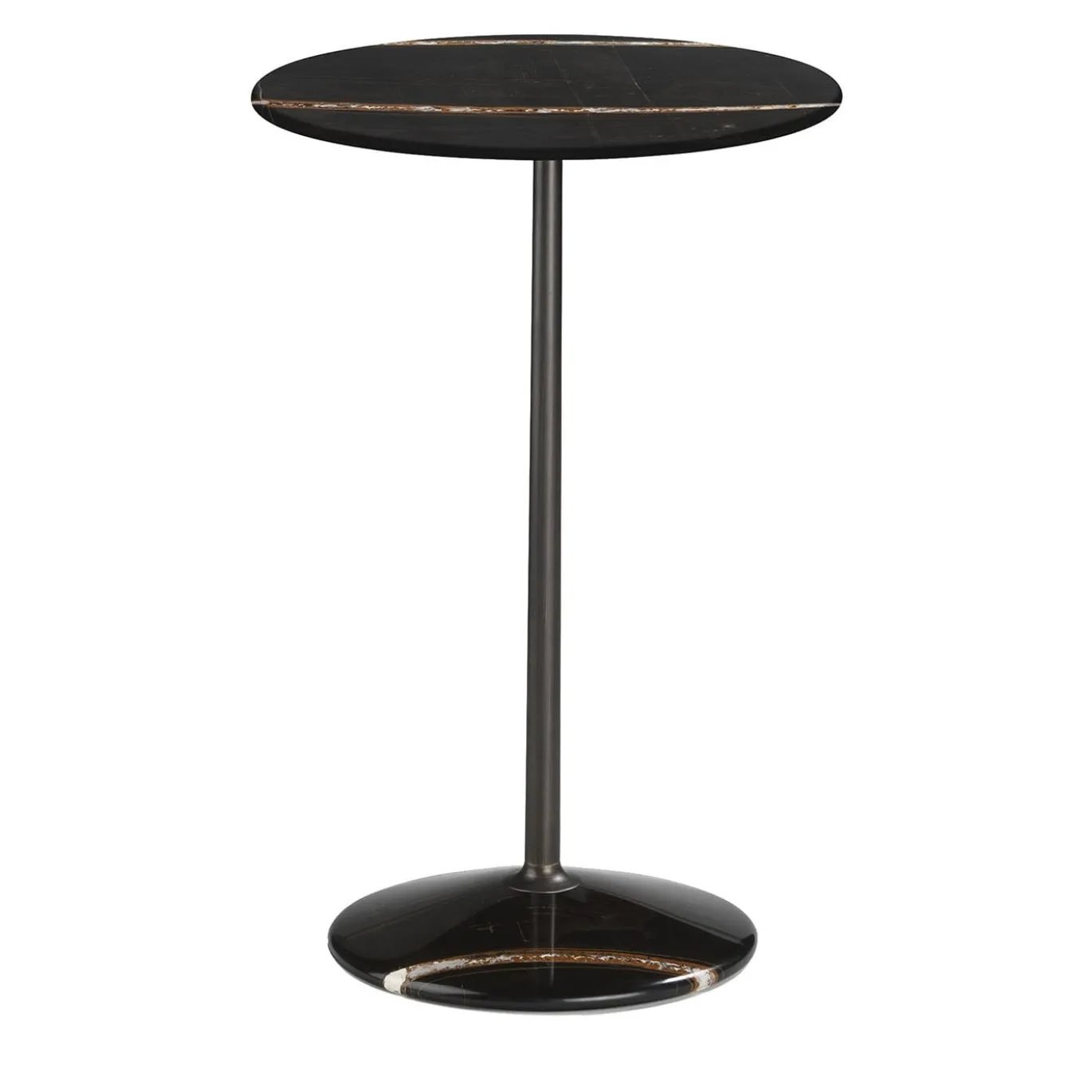 Tavolo Arnold alto in marmo nero