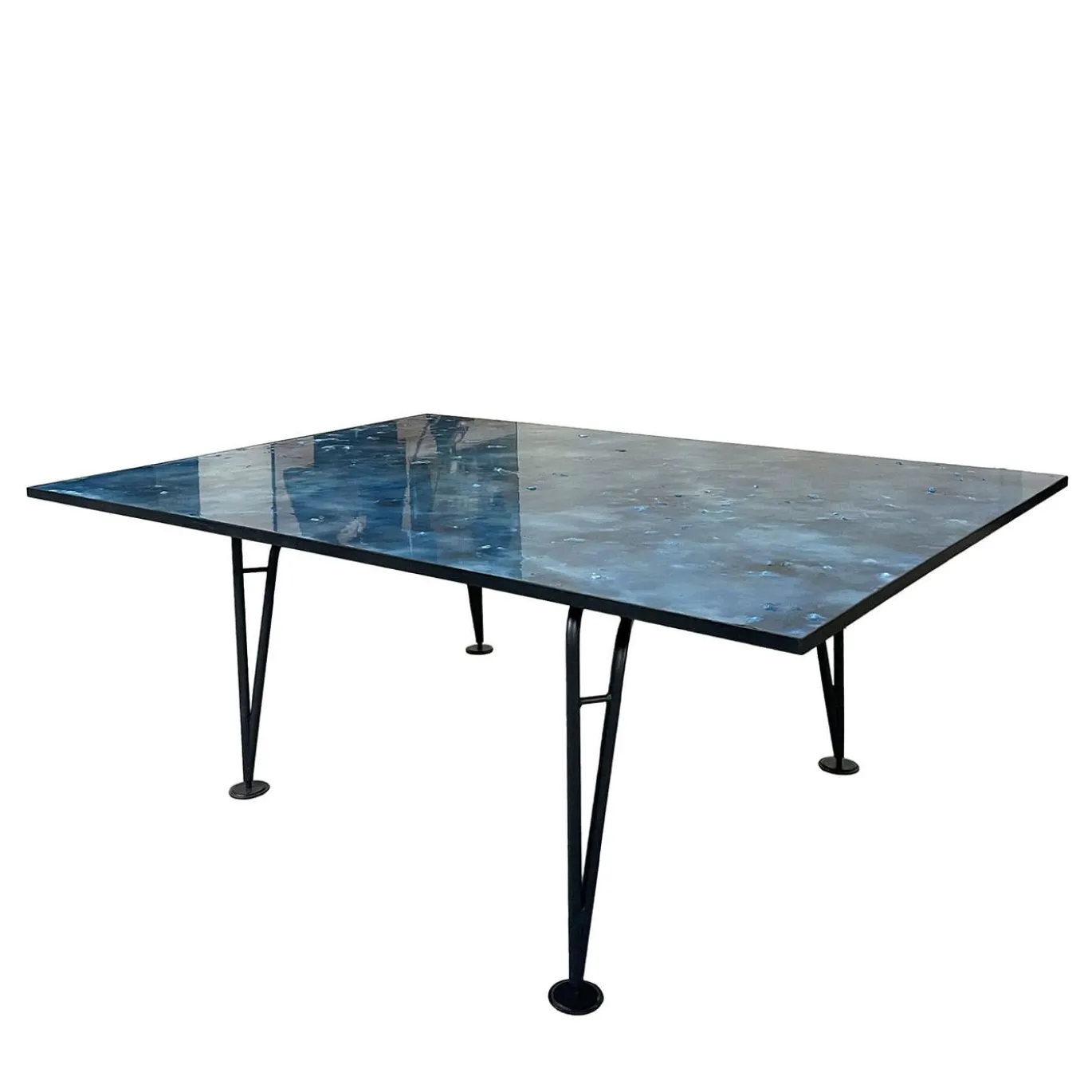 Tavolo asimmetrico Blue design di Colé Italia, Giannoni&Santoni