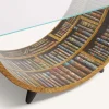 Tavolo basso curvo Libri