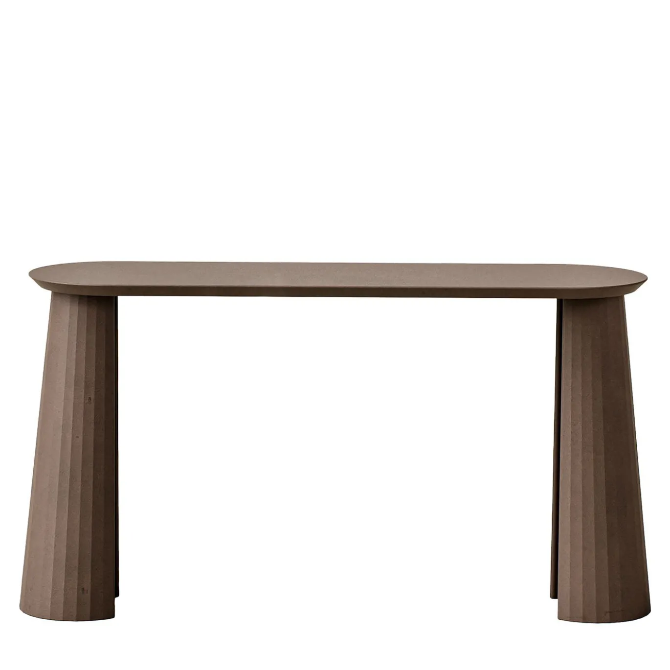 Tavolo Console Fusto 150 I in Marrone Cioccolato