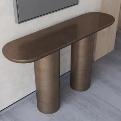Tavolo Console in Bronzo Vintage Eva