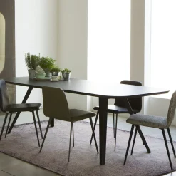 Tavolo da pranzo Aky Met Nero
