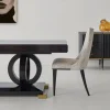 Tavolo da pranzo allungabile in legno di ciliegio nero