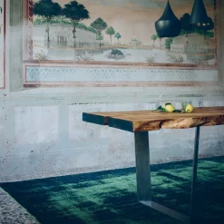Tavolo da pranzo a 2 pezzi in legno Inulivo