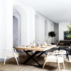 Tavolo da pranzo Benjamin della collezione Riviera
