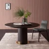 Tavolo da pranzo Circle con Lazy Susan di Gianluigi Landoni