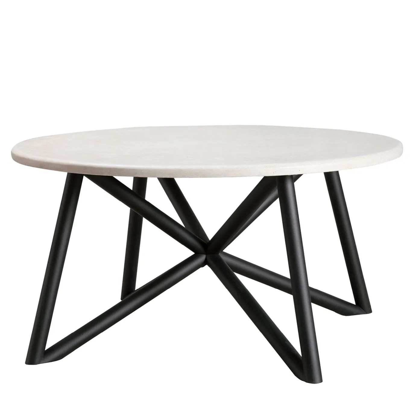 Tavolo da pranzo esterno in travertino beige Uni 150
