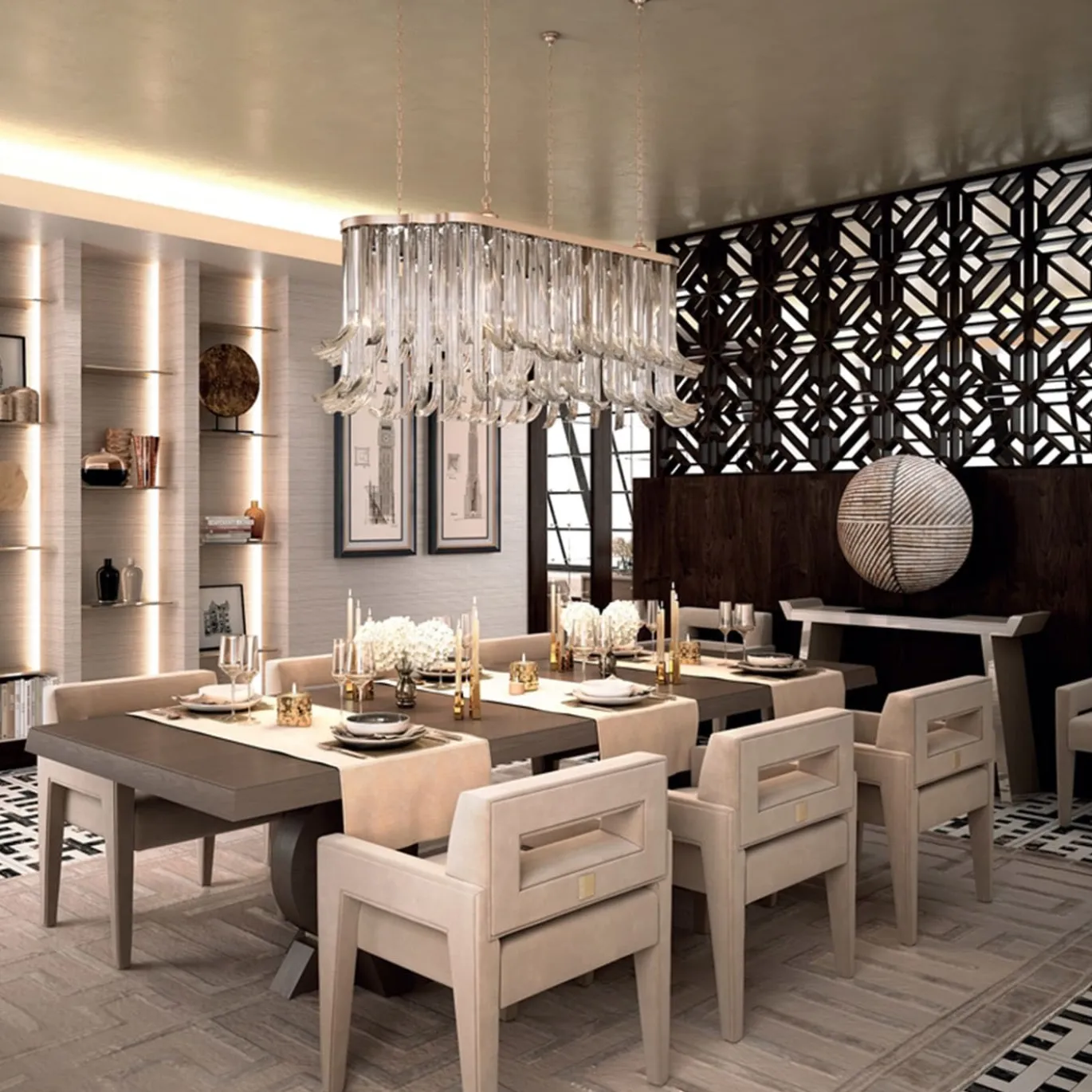 Tavolo da pranzo Gramercy di Giannella Ventura