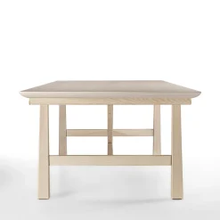 Tavolo da pranzo Hashi beige in legno