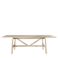 Tavolo da pranzo Hashi beige in legno