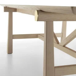 Tavolo da pranzo Hashi beige in legno