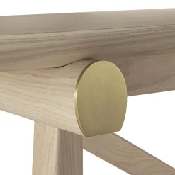 Tavolo da pranzo Hashi beige in legno