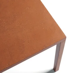 Tavolo Da Pranzo In Alluminio Cocciopesto