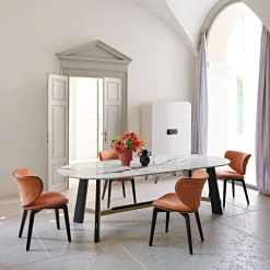 Tavolo da pranzo Medison Quarzite Blu Roma