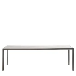 Tavolo da pranzo Milano rettangolare in gres porcellanato Industrial Ivory