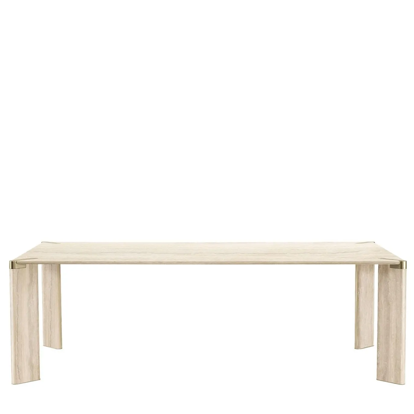Tavolo da pranzo Ottanta rettangolare beige di Lorenza Bozzoli