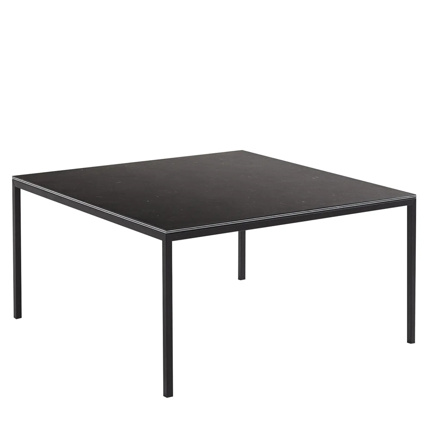Tavolo da pranzo quadrato Fillo in marmo nero Marquina