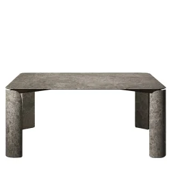 Tavolo da pranzo quadrato Taula Gris du Marais