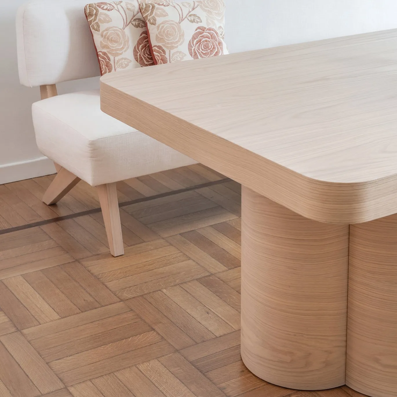 Tavolo da pranzo rettangolare Belmont in rovere della Collezione Riviera