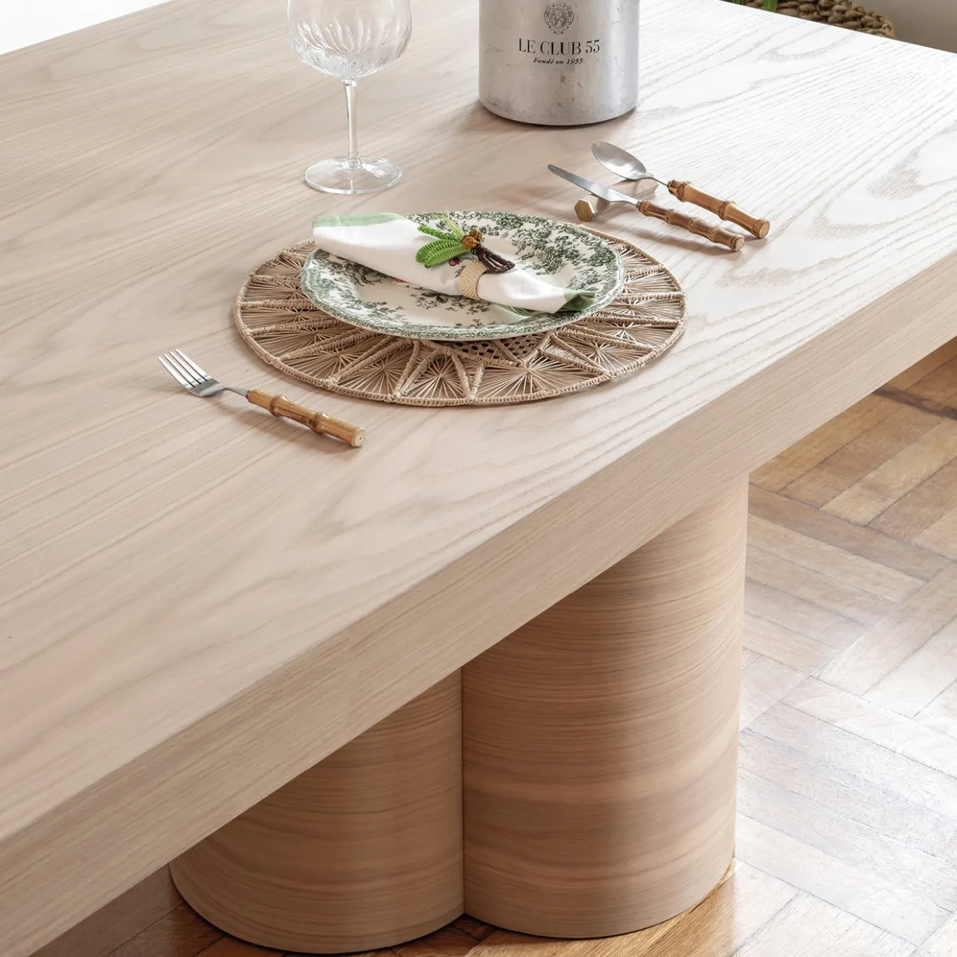 Tavolo da pranzo rettangolare Belmont in rovere della Collezione Riviera