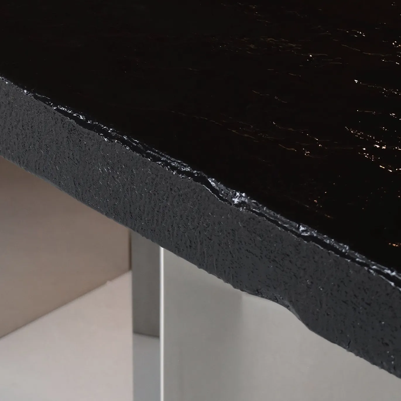 Tavolo da pranzo rettangolare in legno Black Moon