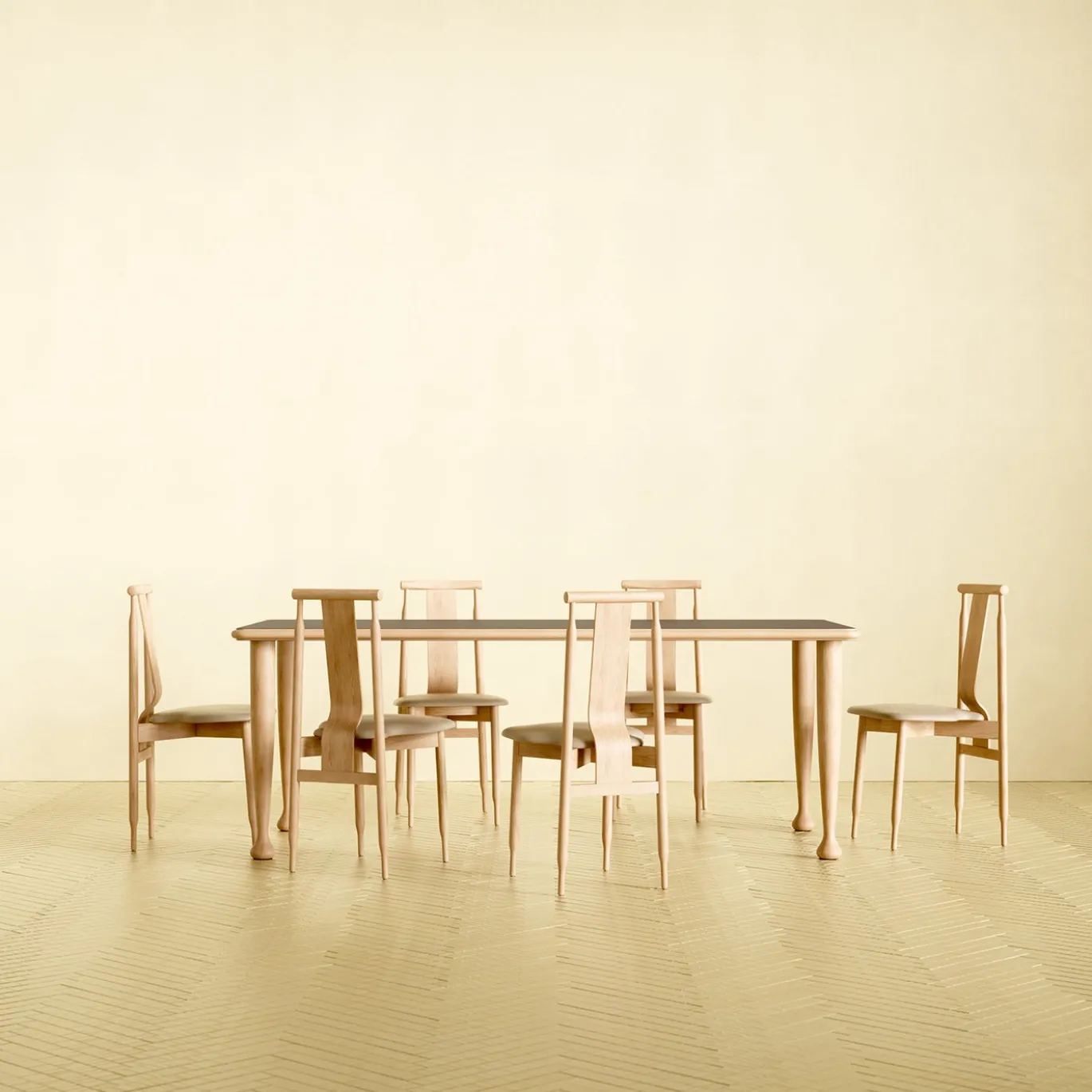 Tavolo da pranzo rettangolare Morbio di Achille Castiglioni