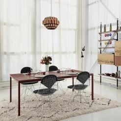 Tavolo da pranzo rettangolare Origo in marmo Jasper rosso